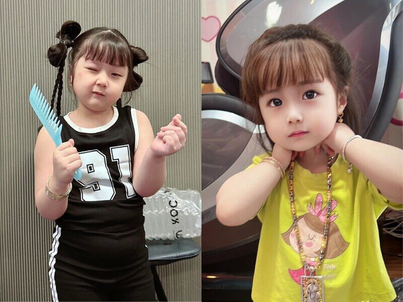 Con gái út của Lâm Chấn Khang sở hữu ngoại hình đáng yêu.