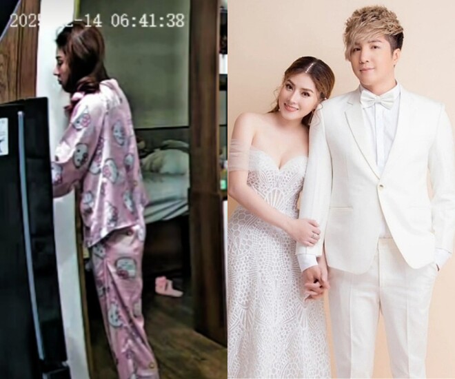 Khoảnh khắc vợ Lâm Chấn Khang nửa đêm tỉnh dậy đi tìm chồng.