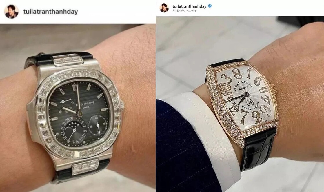 Ông xã Hari Won là tay chơi đồ hiệu, sở hữu bộ sưu tập đồng hồ có giá trị lên đến cả chục tỷ.