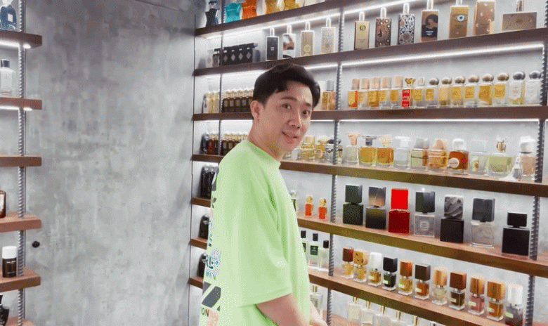 Nam MC sở hữu bộ sưu tập nước hoa đắt đỏ.