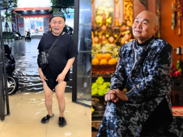 Cận cảnh nhà của NSƯT Xuân Hinh nằm giữa Thủ đô ngập nước như sông, "vua hài đất Bắc" không biết ngủ ở đâu