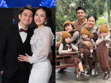 Chồng đại gia của Vân Trang tuyên bố ngừng đẻ sau khi có 4 con, muốn dừng lắm mà vợ vẫn sinh thêm