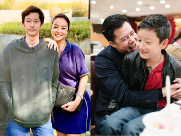 Jennifer Phạm đưa con trai cao 1m9 đi lựa trường đại học, quý tử nay trổ mã chuẩn "bản sao" của ca sĩ Quang Dũng