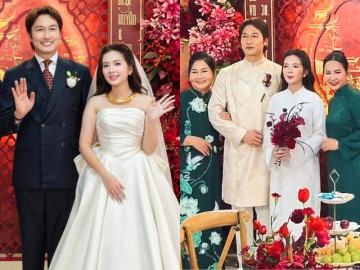 Ngọc Huyền - Đình Tú tổ chức lễ vu quy, 2 bà thông gia cười rạng rỡ bên dâu ngoan rể quý