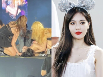 HyunA ngất xỉu trên sân khấu