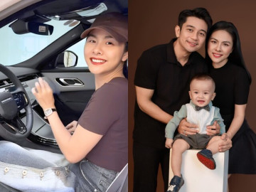 Vân Trang được chồng đại gia tặng xe 5 tỷ để đưa đón 4 con, sau mỗi lần lâm bồn lại có quà khủng