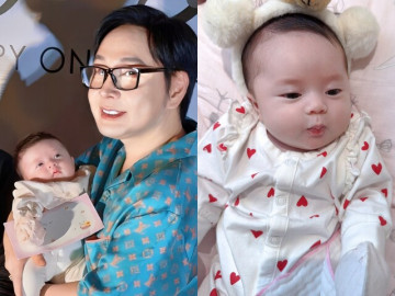 Con thứ 4 của Phương Lê trông như búp bê, mắt môi trông giống hệt NSƯT Vũ Luân, chụp tấm nào cũng xinh xắn