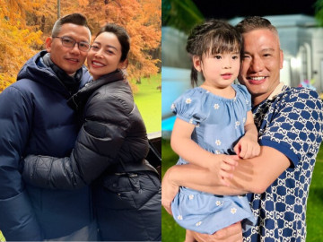 Jennifer Phạm khoe cảnh chạm môi chồng, đại gia Đức Hải lộ rõ tóc bạc vẫn phong độ sánh đôi bên vợ