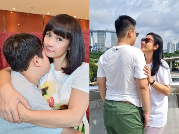 Việt Trinh được con trai "giấu kín" 16 năm tổ chức sinh nhật, quý tử "khổng lồ" ôm mẹ cực ấm lòng