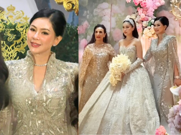 Diễn viên Thủy Tiên vợ Johnathan Hạnh Nguyễn đẹp "phát sáng" trong khung hình với bà thông gia ngoại quốc, lo con gái ăn hiếp rể Dubai