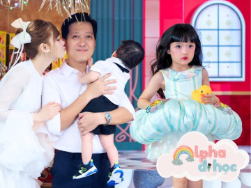 Trường Giang cứ sinh con với Nhã Phương là tặng biệt thự, bé Destiny được dạy khéo 6 tuổi nói 3 thứ tiếng