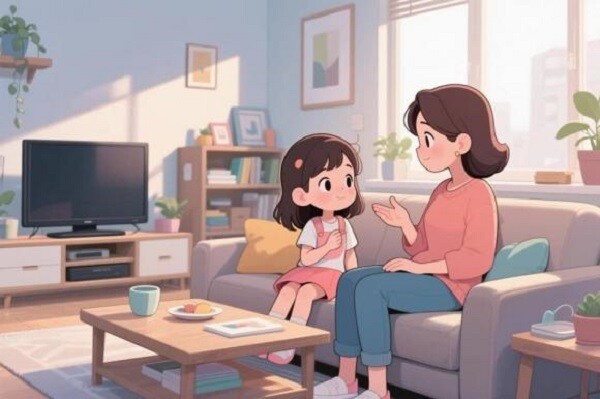 Hãy giao tiếp với con như một người bạn.