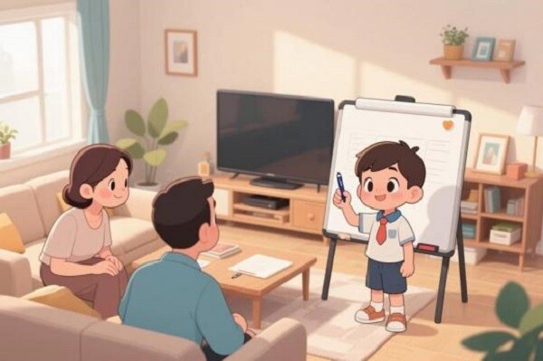 Hãy nói ít và lắng nghe nhiều hơn, cho trẻ đủ không gian để thể hiện bản thân.