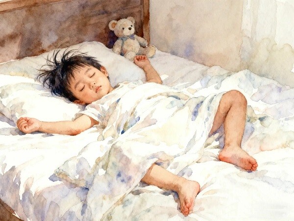 Tư thế ngủ được xem là tấm gương phản chiếu thế giới nội tâm của con.