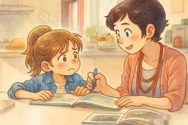 Bố mẹ học cách tự nhìn nhận lại bản thân, và con cái học cách chăm chỉ.