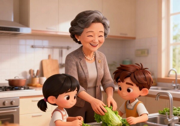 Trẻ biết quan tâm đến cảm xúc, chủ động mang nước, mang thuốc, giúp đỡ người trong nhà.