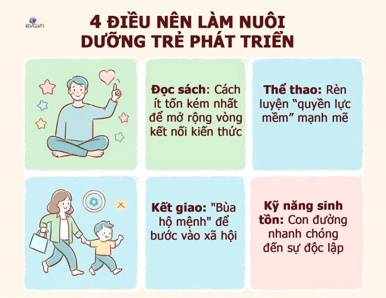 Không cần nhiều tiền, bố mẹ khôn khéo nuôi con thành công và giàu có bằng 4 điều này - 3