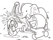 Nuôi con IQ EQ - Tranh tô màu Doremon và Nobita, cách đơn giản giúp trẻ học về tình bạn và biết yêu thương