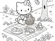 Nuôi con IQ EQ - Tranh tô màu Hello Kitty - Người bạn nhỏ giúp bé yêu sáng tạo mỗi ngày