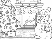 Tranh tô màu Giáng sinh, món quà tinh thần nuôi dưỡng ký ức tuổi thơ của trẻ