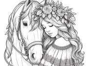 Nuôi con IQ EQ - Tranh tô màu Ngựa dũng mãnh, cách trẻ mầm non cảm nhận con giáp năm mới 2026 bằng sắc màu