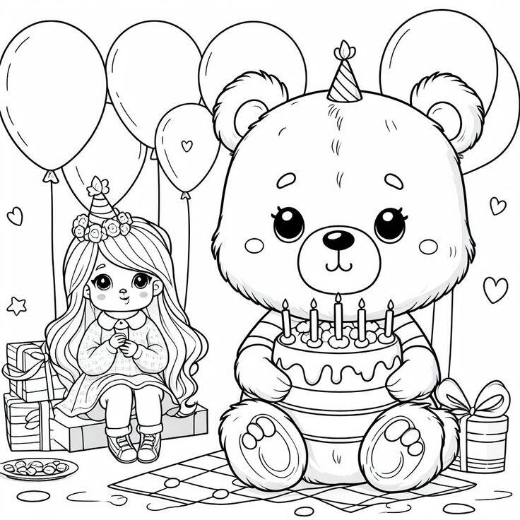 Tranh tô màu gấu con vui vẻ, cùng sắc màu nuôi dưỡng cảm xúc và trí tưởng tượng cho bé - 10