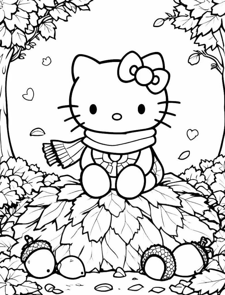Tranh tô màu Hello Kitty - Người bạn nhỏ giúp bé yêu sáng tạo mỗi ngày - 11