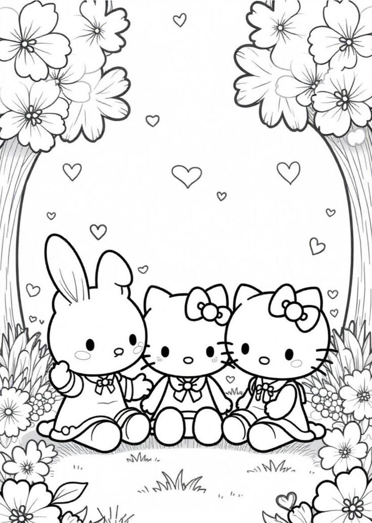 Tranh tô màu Hello Kitty - Người bạn nhỏ giúp bé yêu sáng tạo mỗi ngày - 15