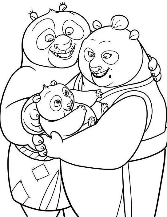 Tranh tô màu Kungfu Panda, niềm vui sáng tạo cho bé yêu thích hoạt hình - 11