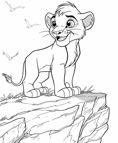 Cùng bé tô màu tranh vua sư tử Simba, nuôi dưỡng sáng tạo, EQ và giá trị đẹp trong tâm hồn trẻ - 1