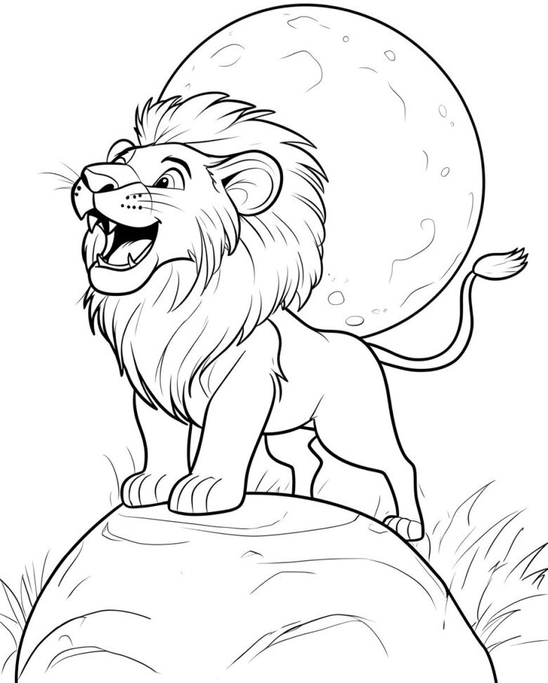 Cùng bé tô màu tranh vua sư tử Simba, nuôi dưỡng sáng tạo, EQ và giá trị đẹp trong tâm hồn trẻ - 12