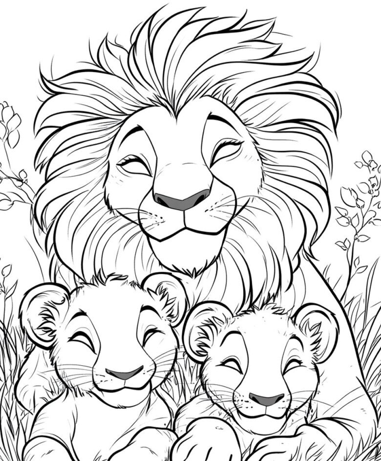 Cùng bé tô màu tranh vua sư tử Simba, nuôi dưỡng sáng tạo, EQ và giá trị đẹp trong tâm hồn trẻ - 9