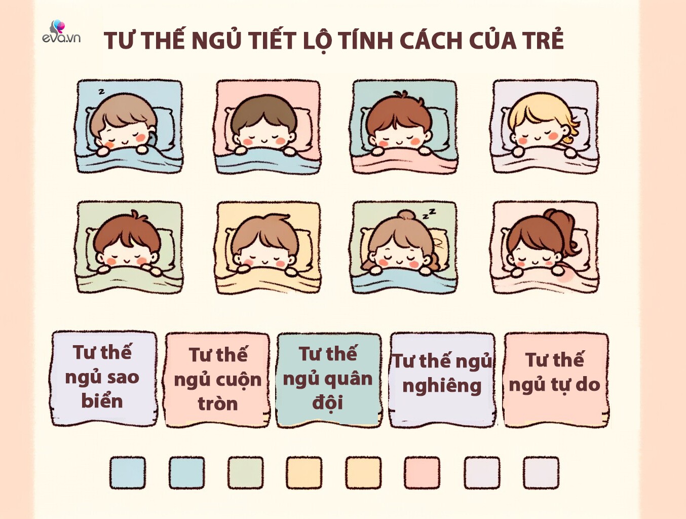 Tư thế ngủ tiết lộ tính cách khác nhau của trẻ, mẹ xem ngay con thuộc kiểu nào - 3