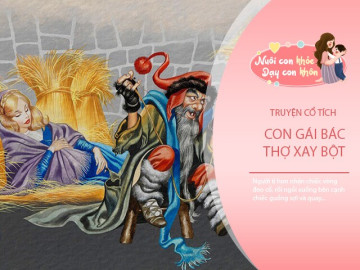 Truyện cổ tích: Con gái bác thợ xay bột và người tí hon bí ẩn