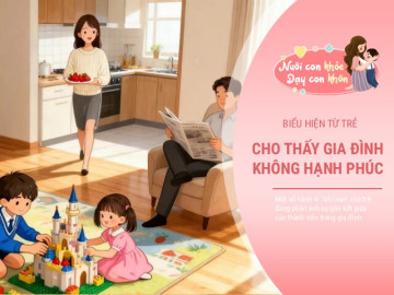3 biểu hiện tính cách của trẻ cho thấy bố mẹ đang không hạnh phúc