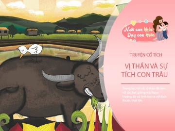 Truyện cổ tích: Sai lầm của vị thần và sự tích con trâu