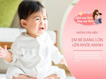 Khi em bé khóc là đang lớn, hiểu đúng để bố mẹ yên tâm chăm con nhàn hơn