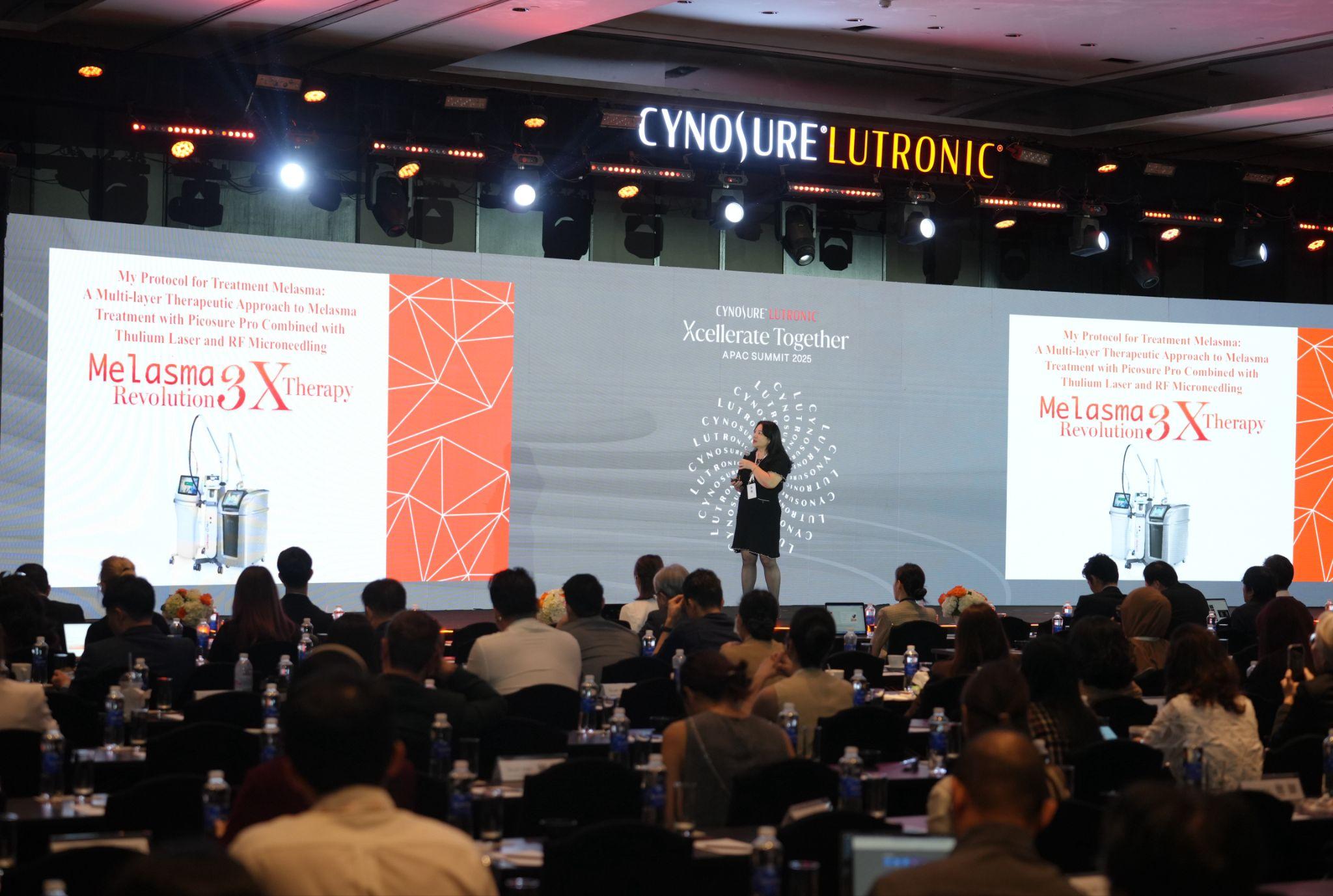 PGS.TS.BS Lê Ngọc Diệp, báo cáo tại Hội nghị Châu Á – Thái Bình Dương: Cynosure Lutronic APAC Summit 2025 – Xcellerate Together