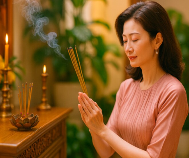 Ba khung giờ đẹp thắp hương ngày mai - Rằm tháng 9 năm Ất Tỵ cho gia chủ amp;#34;đại cát đại lợiamp;#34;, 4 thứ kỵ đặt lên bàn thờ  - 1