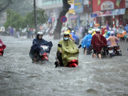 Tin tức - Danh sách các tuyến phố ở Hà Nội ngập nặng sáng 7/10