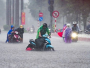 Tin tức - Hà Nội lại mưa lớn, danh sách những tuyến phố có nguy cơ ngập úng