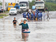 Tin tức - Các tuyến đê đã ngâm nước nhiều ngày, nguy cơ rất cao tiếp tục xảy ra sự cố