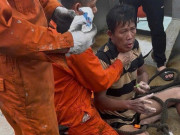 Tìm thấy 1 trong 3 người trôi trên thuyền thúng ở Lý Sơn