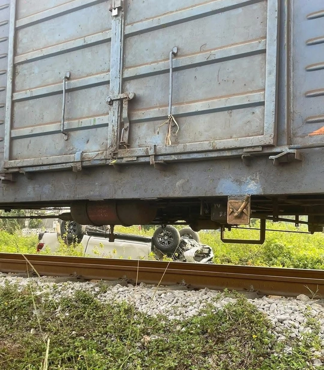 Hiện trường vụ tai nạn.