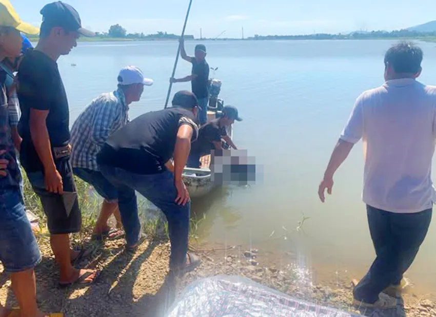 Hai người phụ nữ tử vong tại khu vực đập dâng Văn Phong. Ảnh: TSHT.