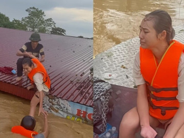 Tại rốn lũ Thái Nguyên: Người dân lên mái nhà cầu cứu, lực lượng chức năng trắng đêm cứu hộ cứu nạn