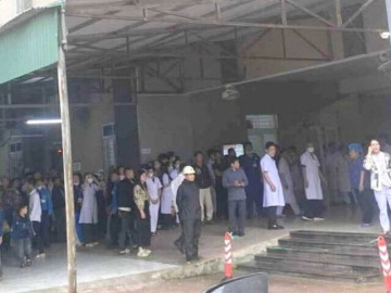 Người đàn ông cầm dao tấn công khiến nhiều người ở Bệnh viện Sản - Nhi Nghệ An bị thương