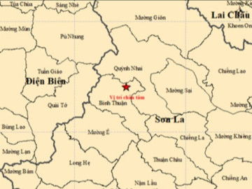 Động đất gây rung lắc mạnh ở Sơn La và TP. Huế