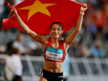 Tin tức - Hotgirl điền kinh Mỹ Tiên "bụng 6 múi", bất ngờ với bản thân dù lỡ tấm HCV