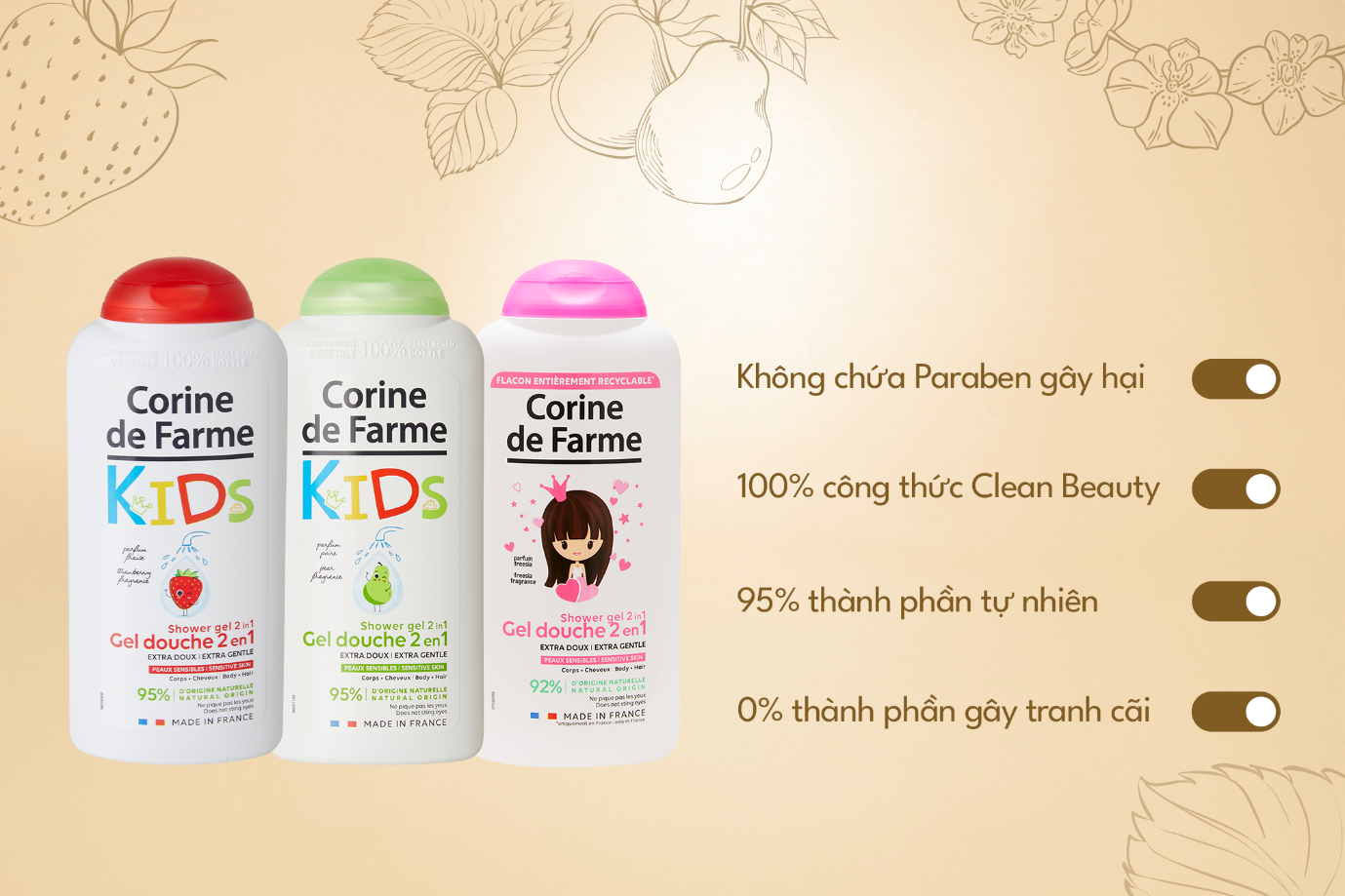 Du hành vũ trụ sạch khuẩn cùng 3 “tân binh” tắm gội 2in1 Corine De Farme mới cho bé - 5